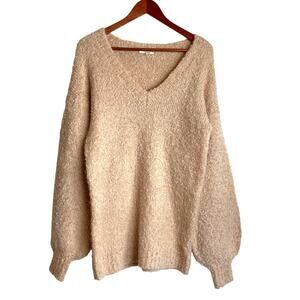 Tularosa Revolve Marla Sweater Dress Texture Size S Blush Wool Alpaca Mohair